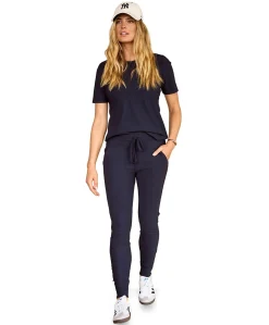 Downstairs bonded trousers blauw
