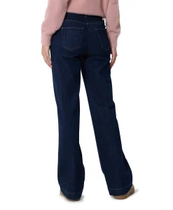 DREAM WIDE dames jeans blauw