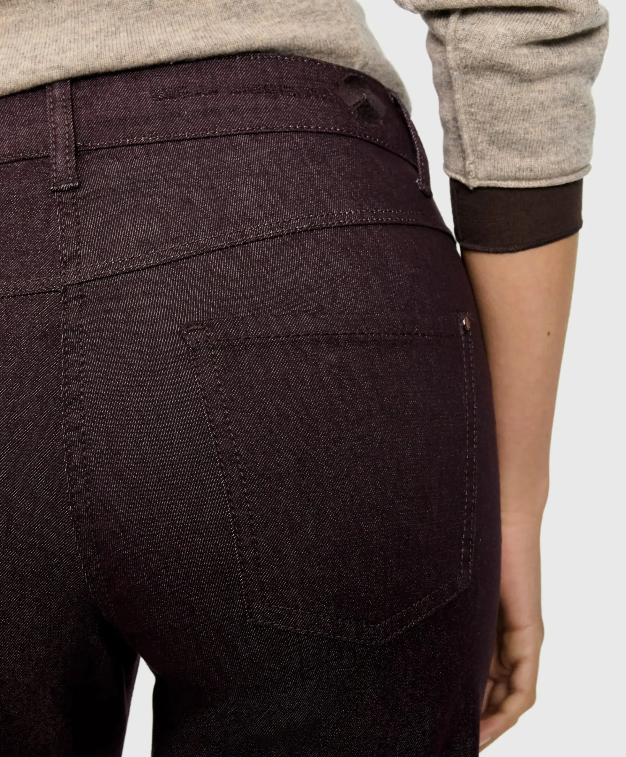 DREAM WIDE dames jeans bruin