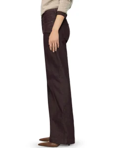 DREAM WIDE dames jeans bruin