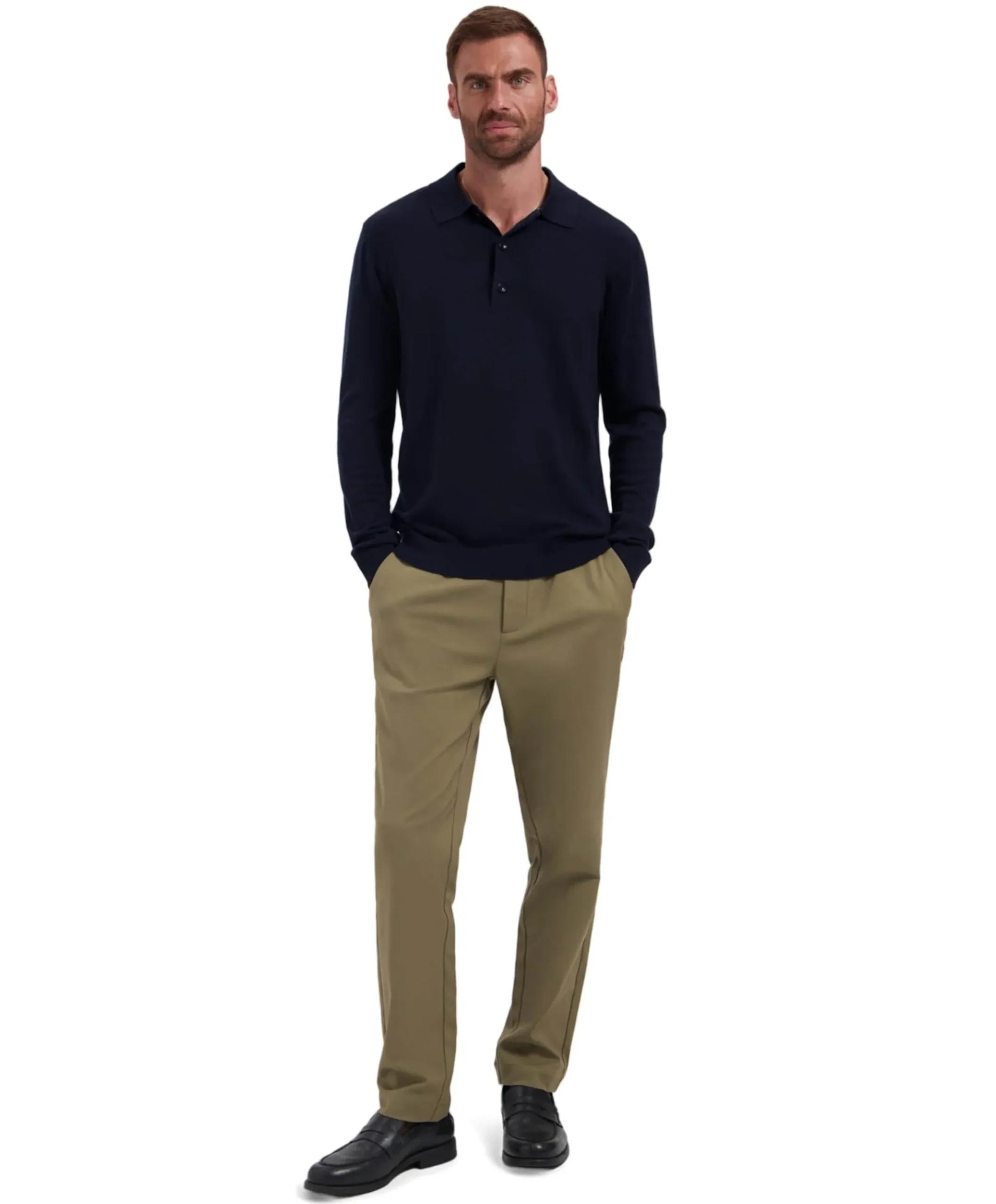 DS_Logan Double Face heren broek grijs