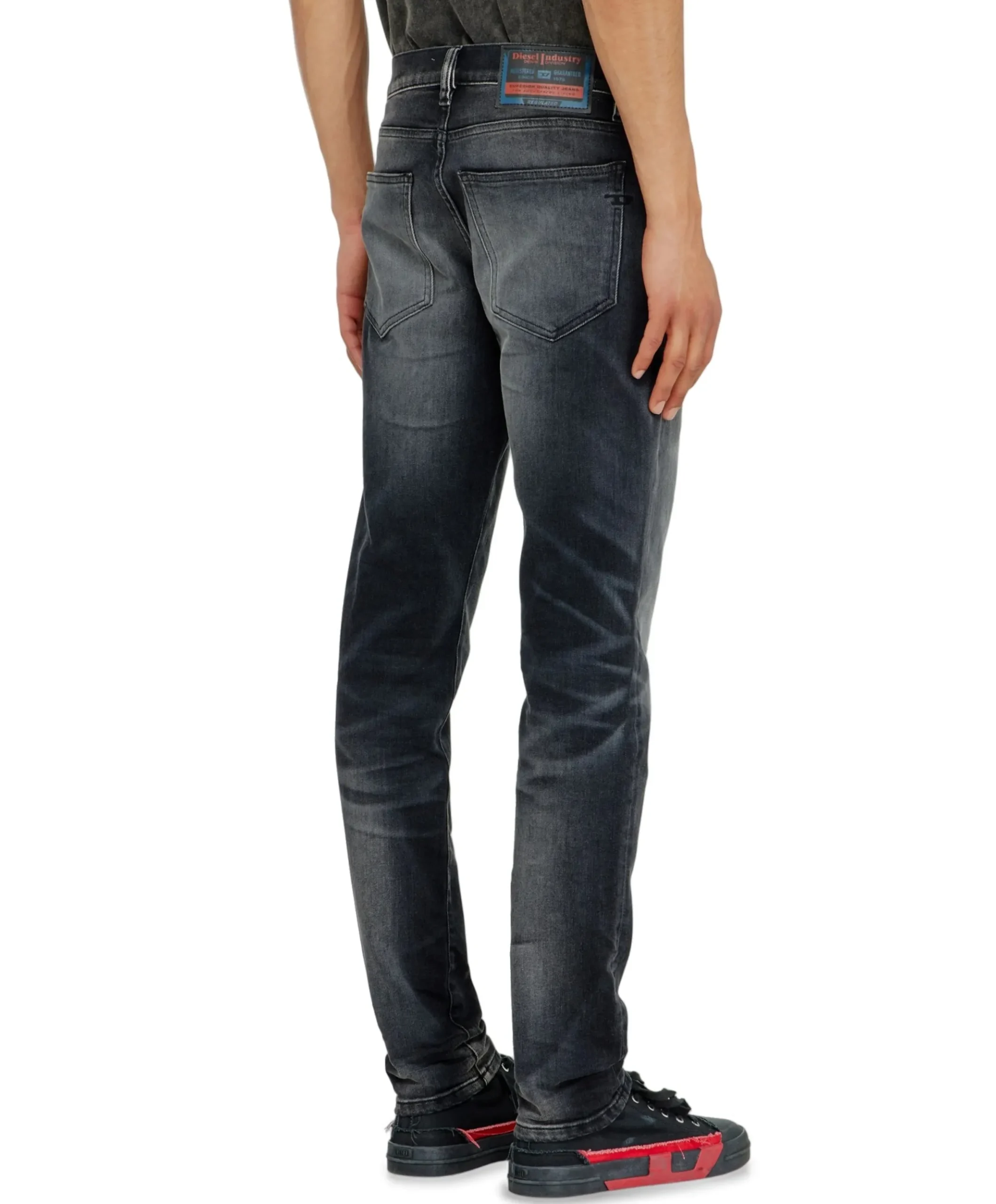 2019 D-STRUKT heren jeans zwart