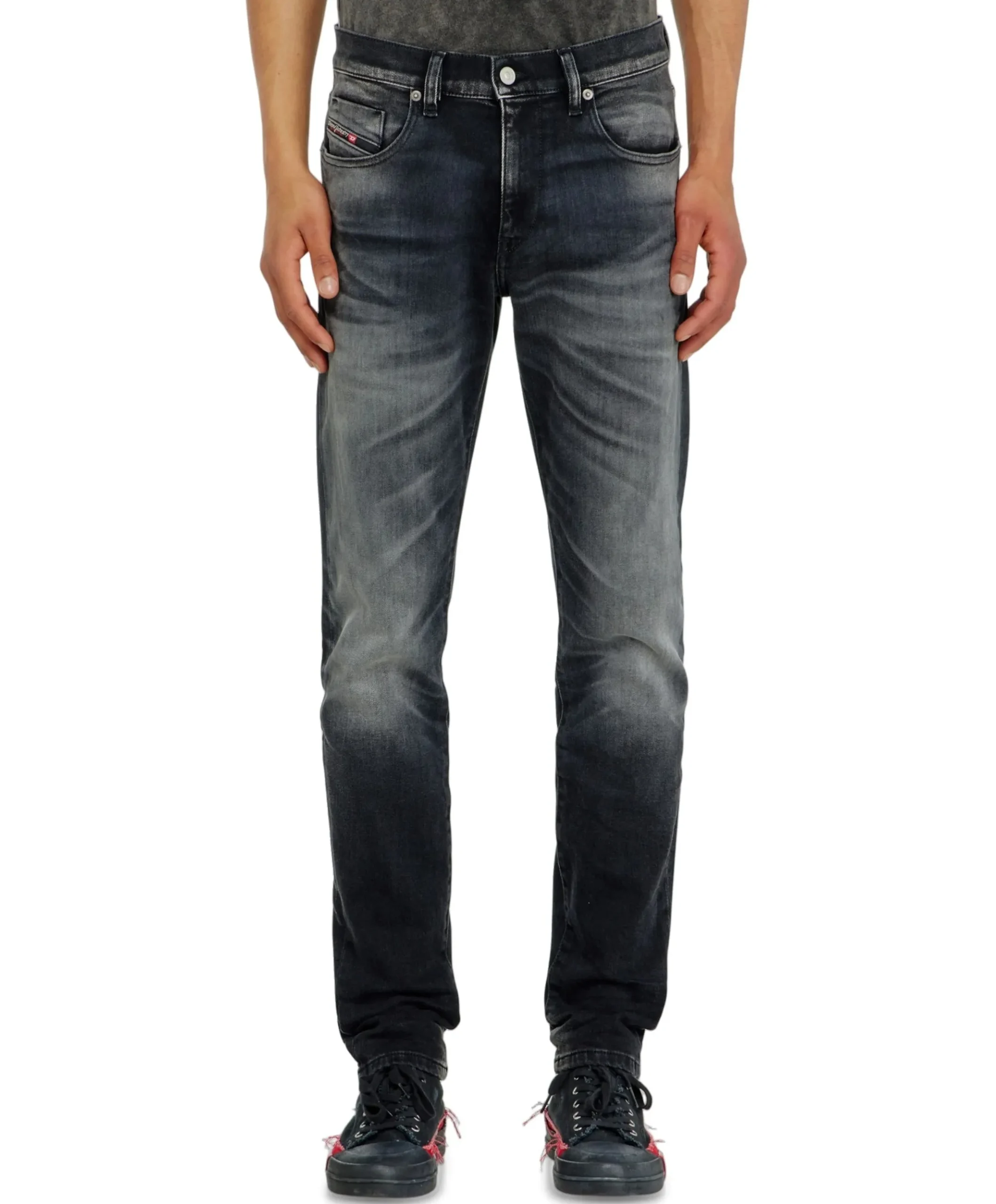 2019 D-STRUKT heren jeans zwart