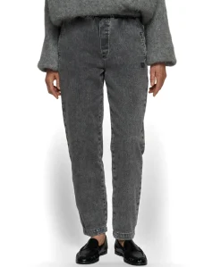 easy jog denim dames broek zwart