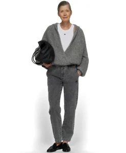 easy jog denim dames broek zwart