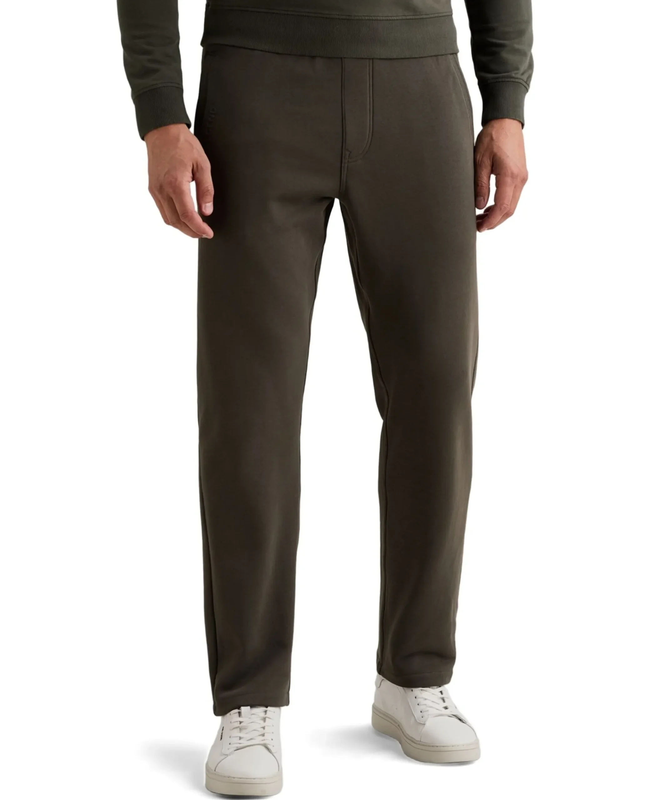 ELEVATED SWEAT PANTS PEACHED TERRY heren broek groen