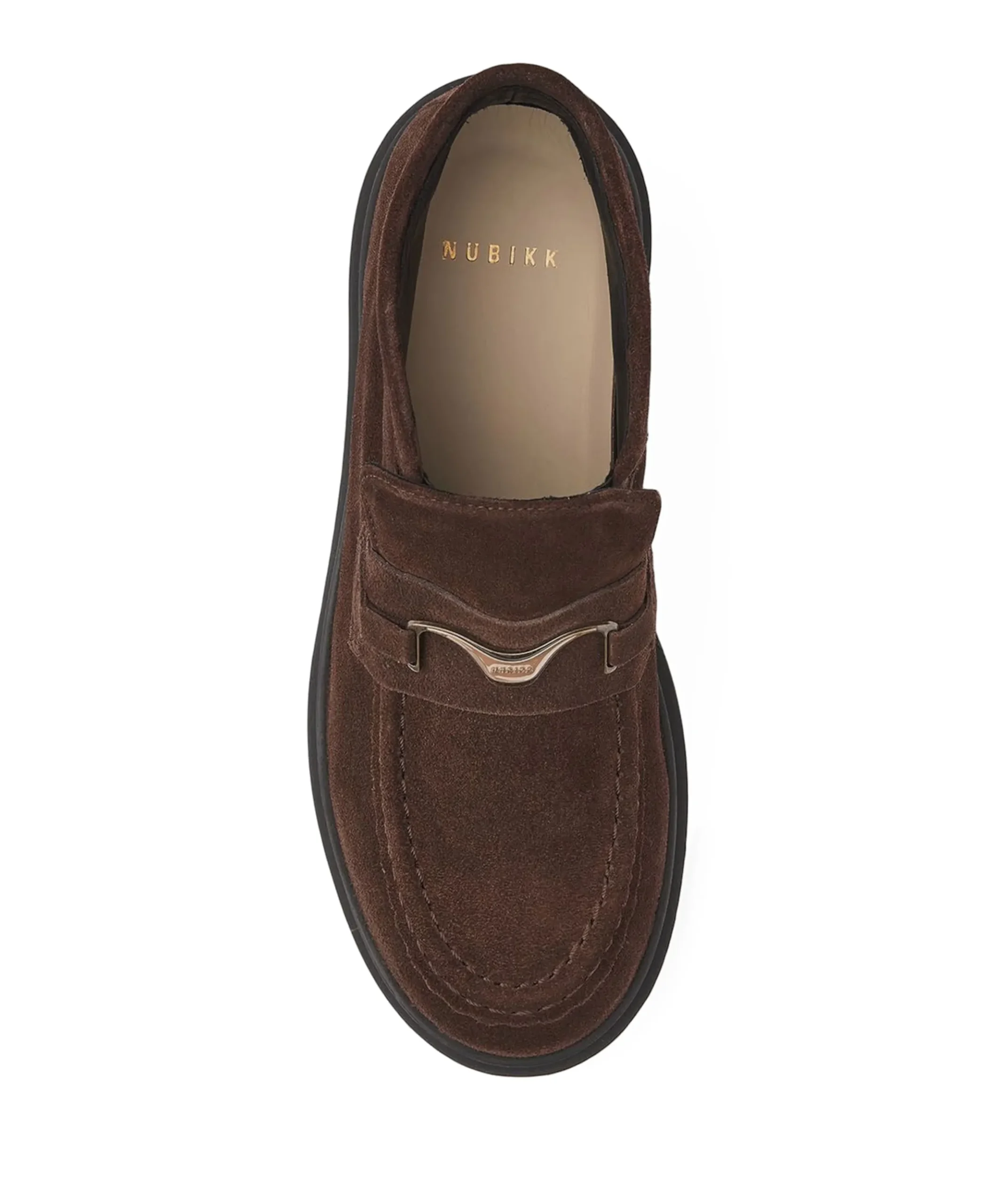 Ella Monroe dames loafers bruin