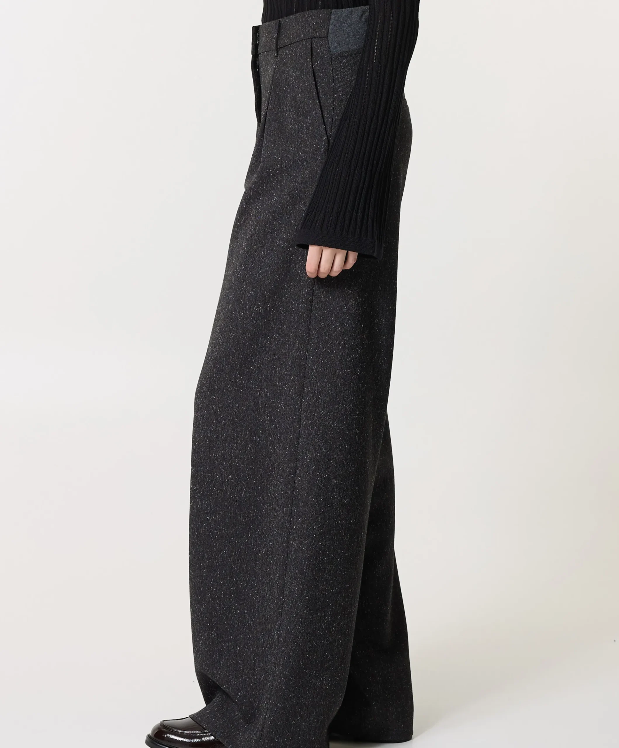 Enola dames broek grijs