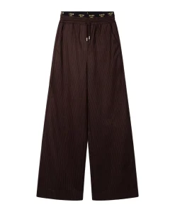 ESILA PINSTRIPE VIS 350 G meisjes pantalon bruin