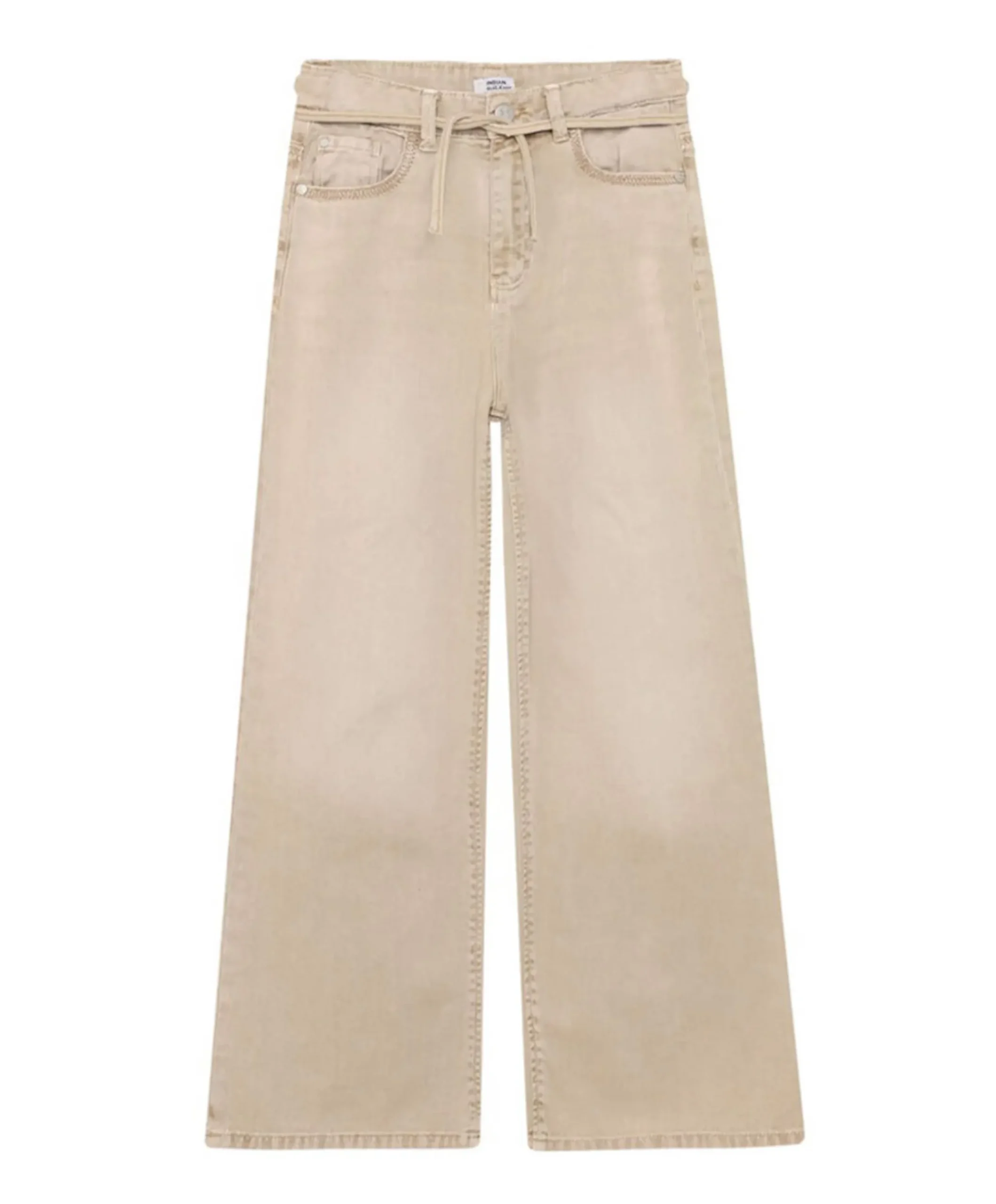 Extra Wide Fit Beige meisjes jeans beige