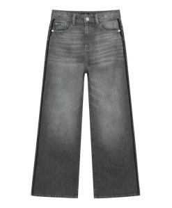 Extra Wide Fit Grey meisjes jeans grijs