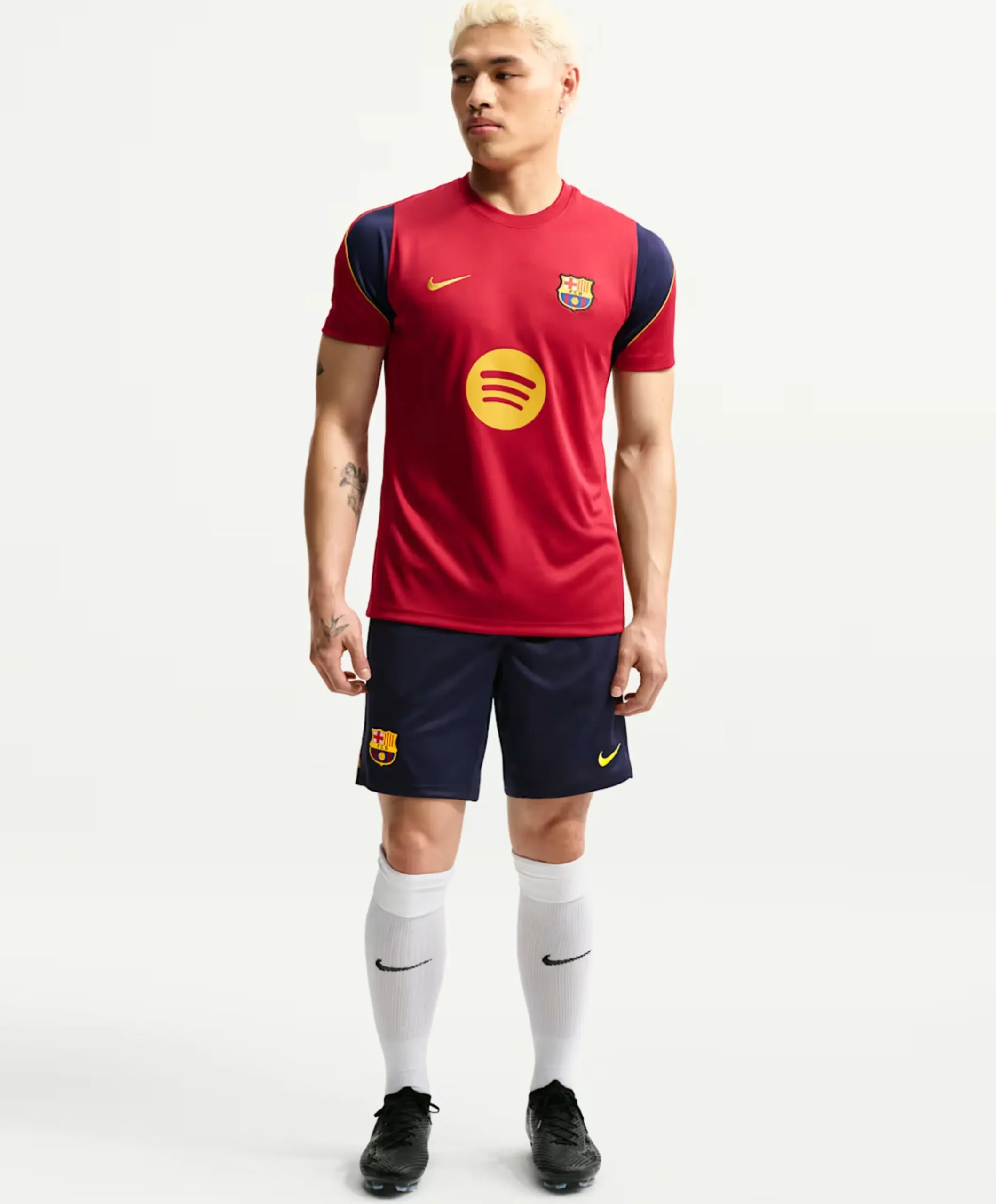 Fcb M Nk Df Strk Short Kz heren shorts blauw