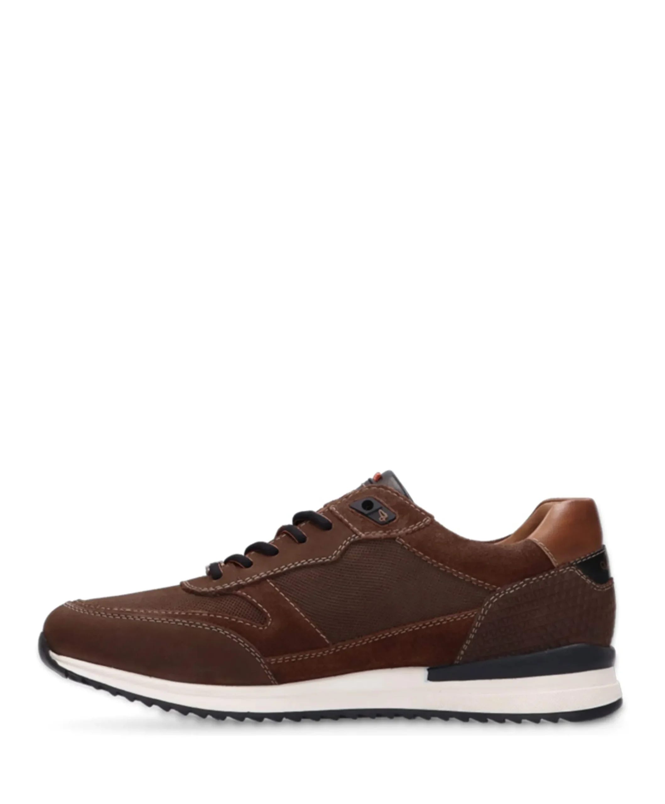 Filmon leather heren sneakers bruin