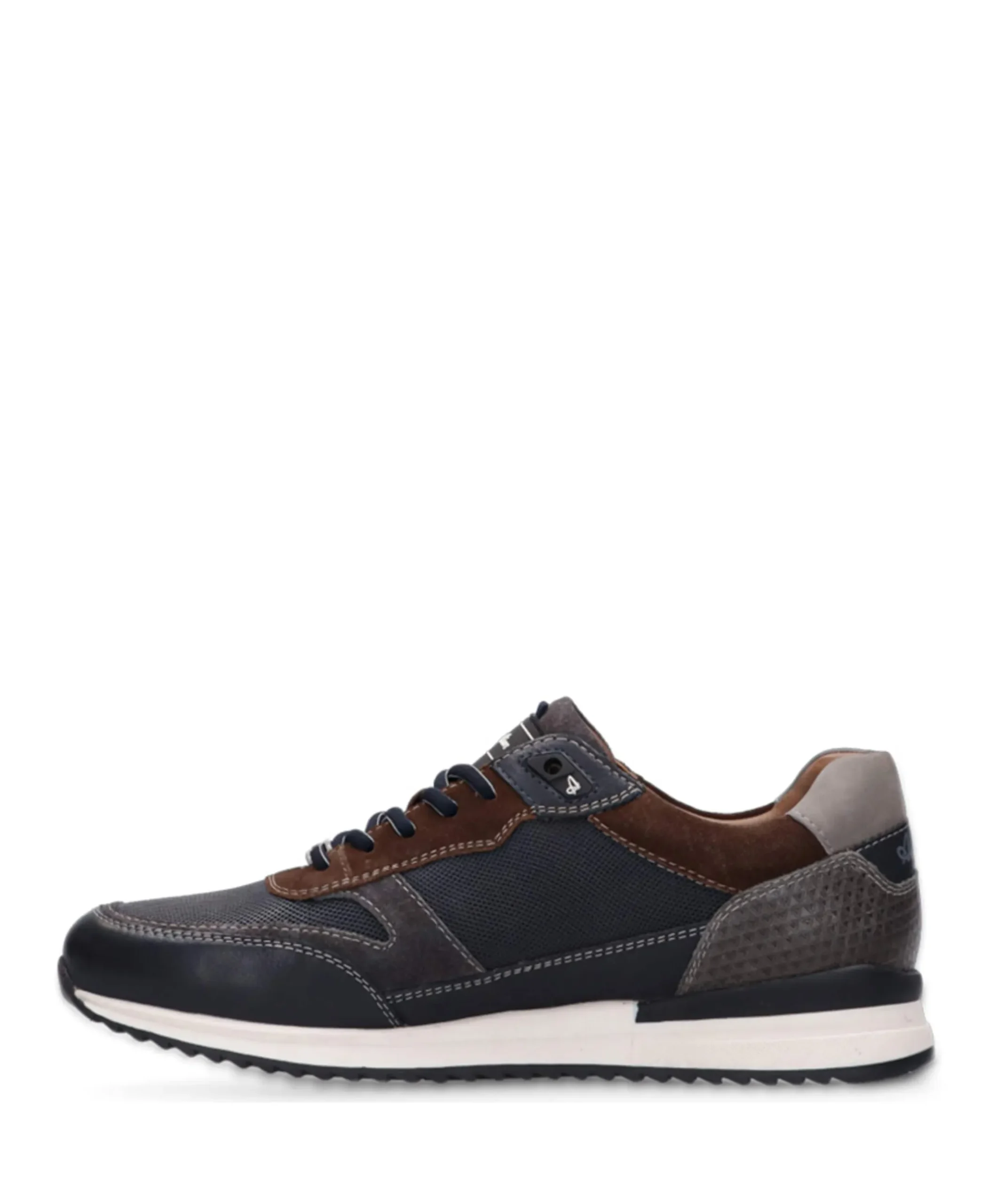 Filmon leather heren sneakers blauw