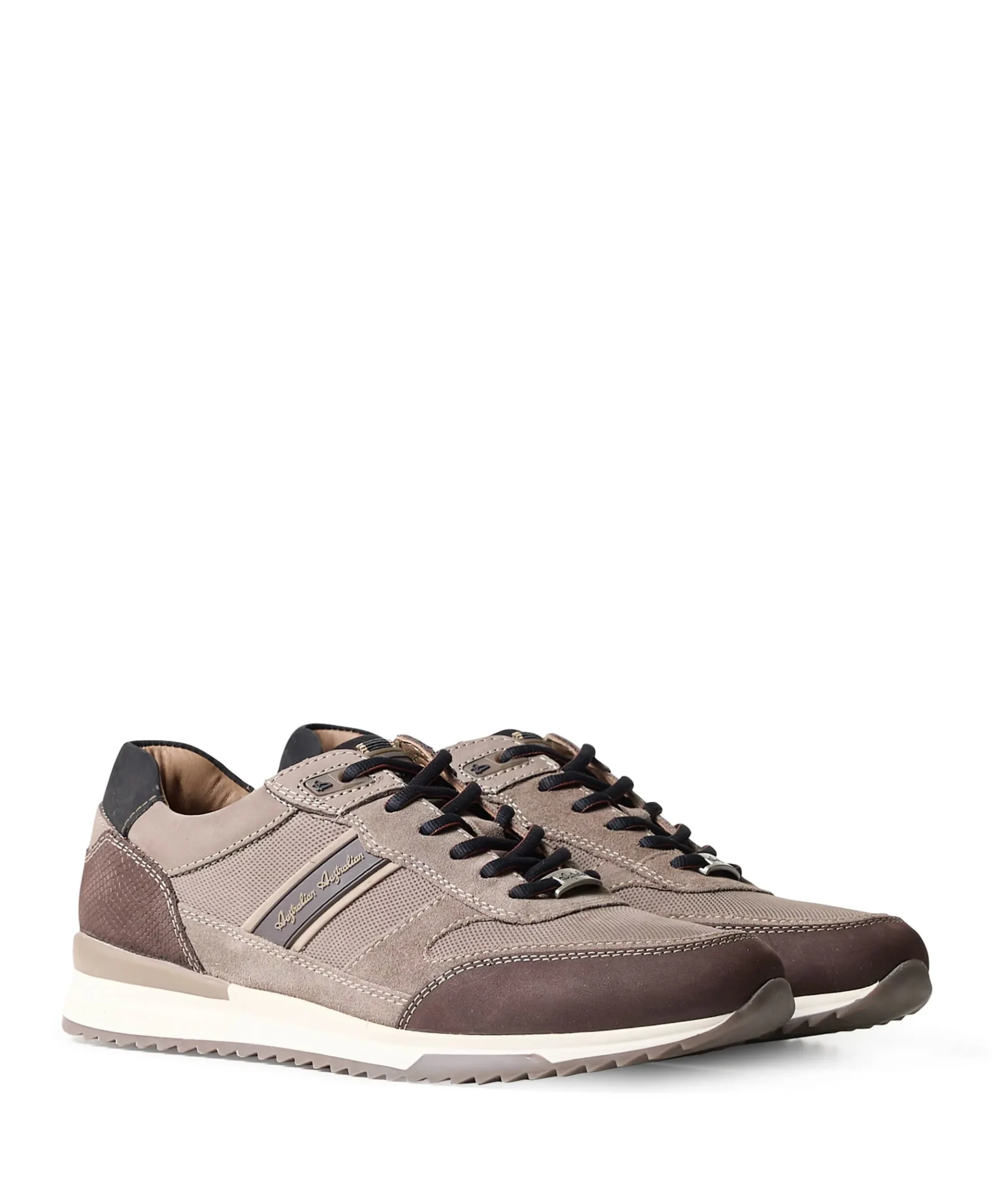 Filmon leather heren sneakers beige