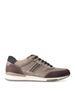 Filmon leather heren sneakers beige