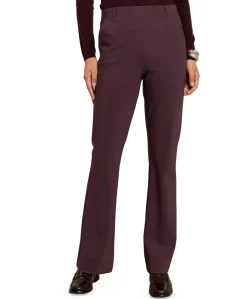 Flair bonded dames broek bordeaux