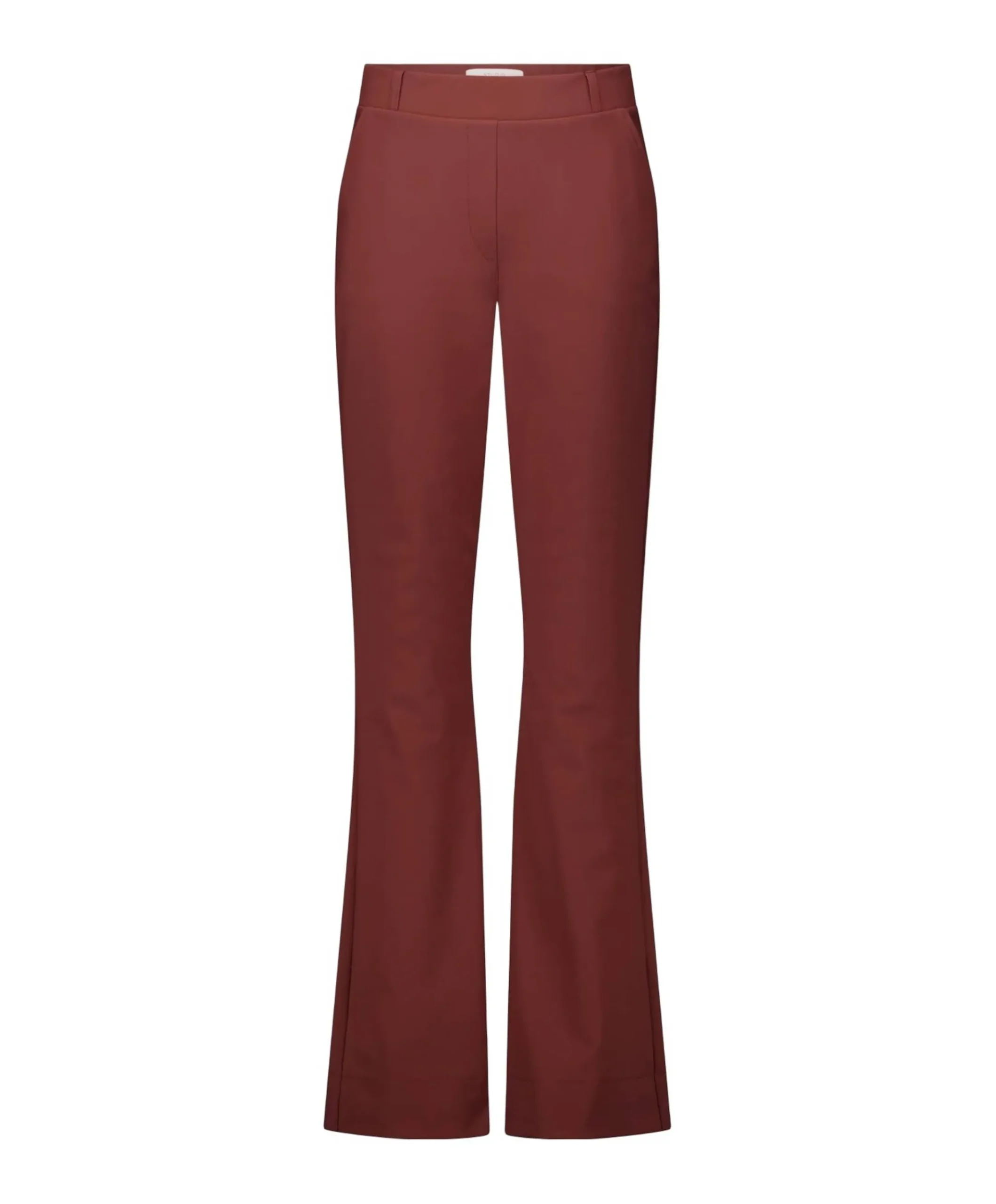 Flair bonded trousers dames broek bruin