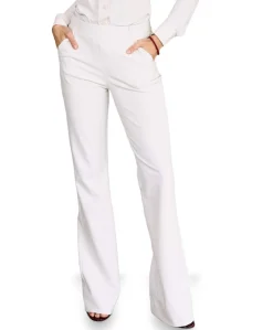 Flair LONG bonded trousers dames broek ecru
