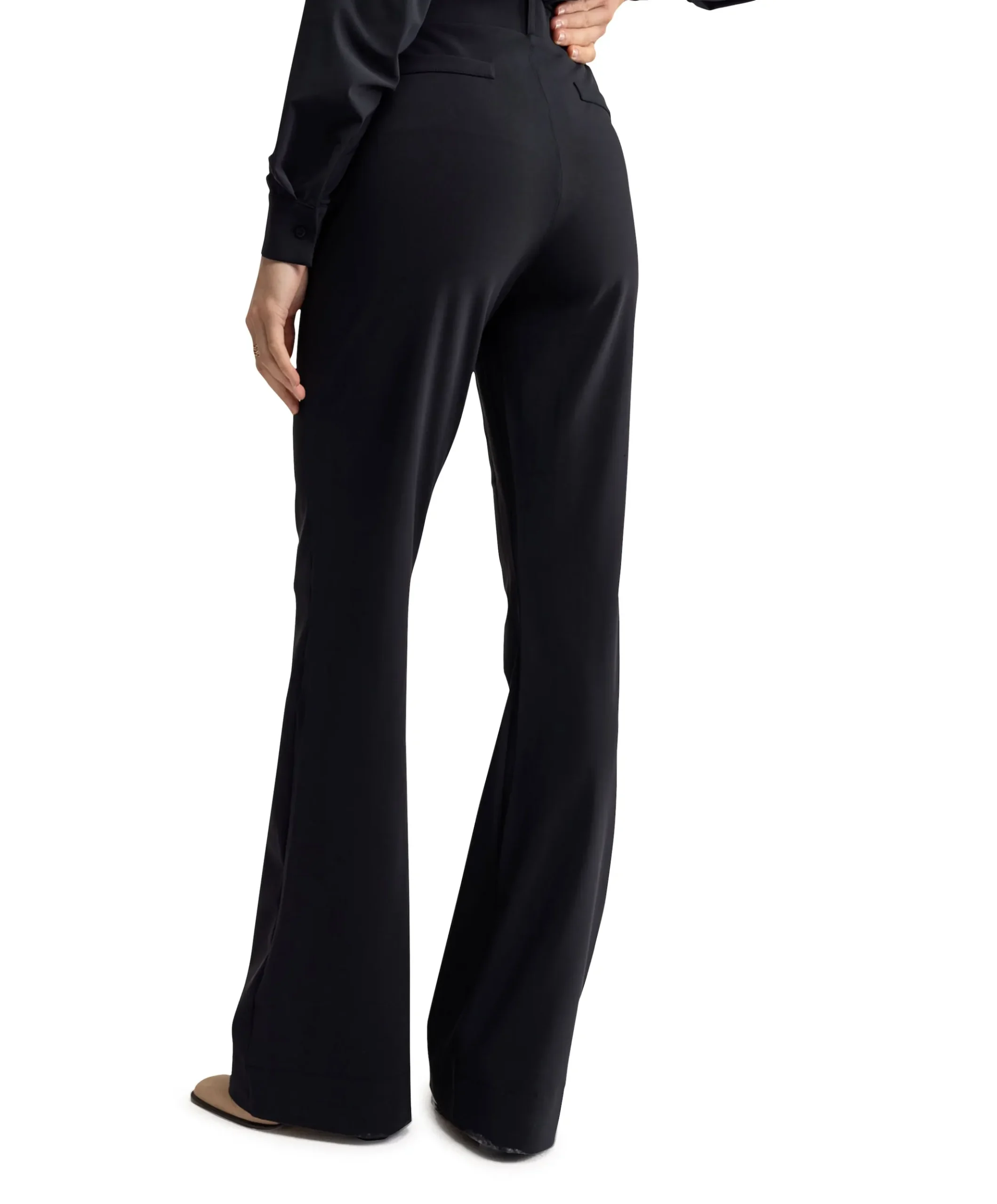Flair LONG bonded trousers zwart
