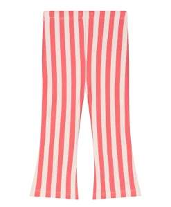 Flared meisjes broek roze