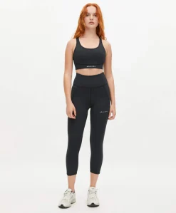 Flattering High Waist 7/8 tights dames tights zwart