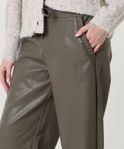 FQVEGGY-PANTS dames broek beige