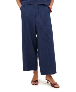 fuji denim dames broek blauw