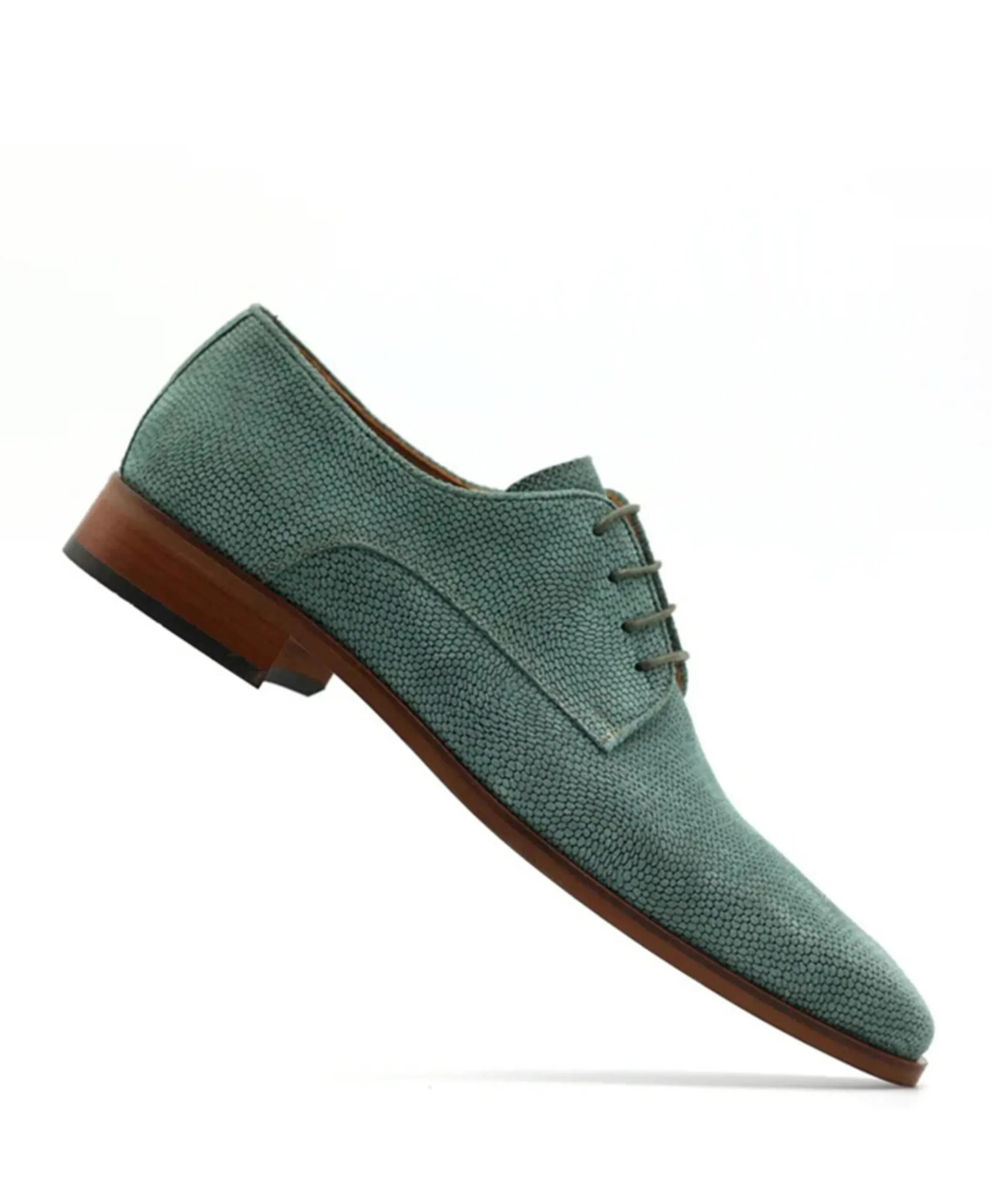 Gabbro heren veterschoenen groen