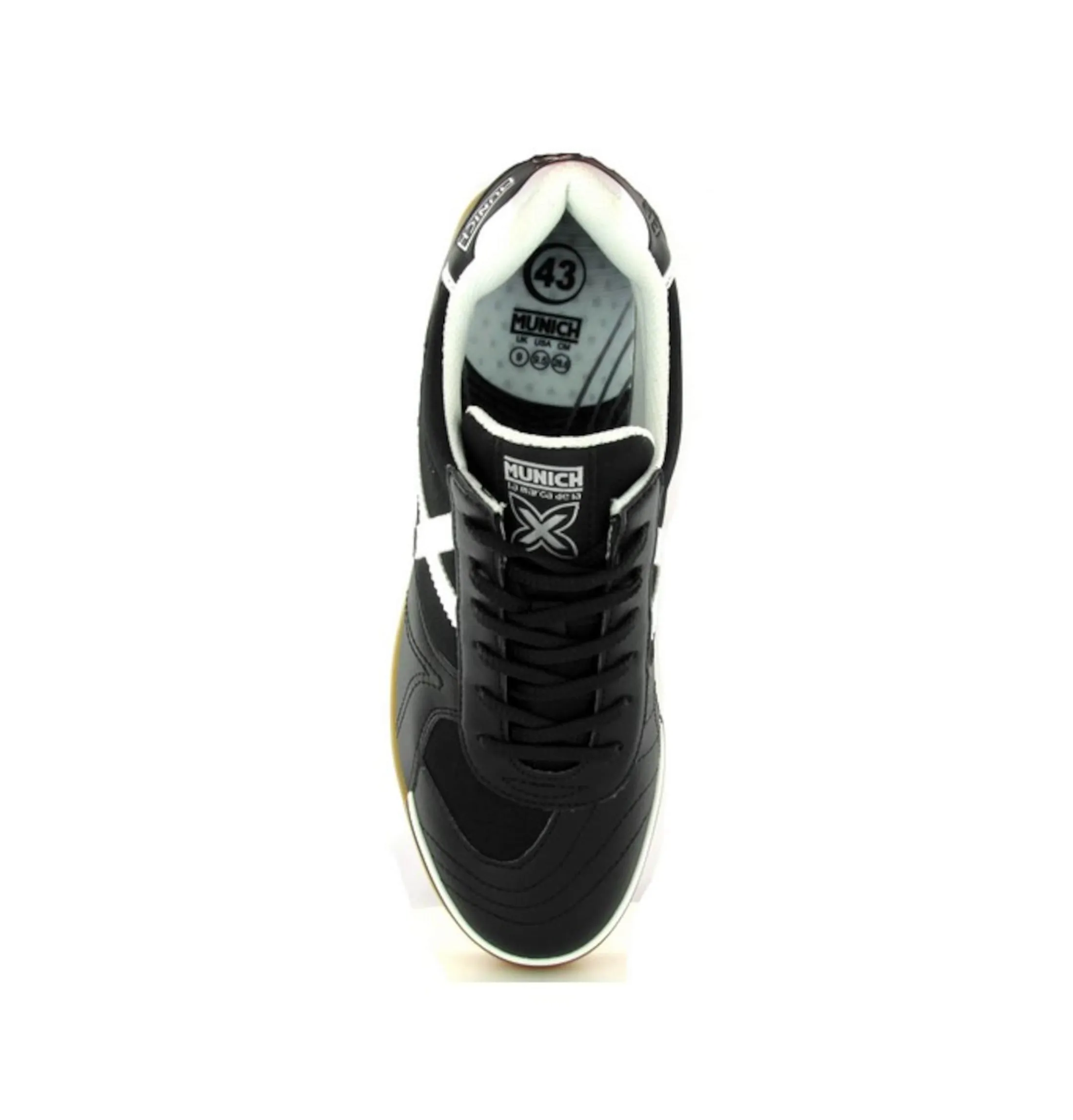g3 heren zaalvoetbalschoenen zwart