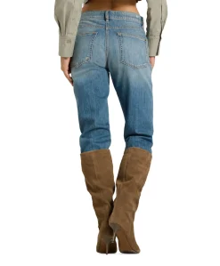 Gini long dames jeans blauw