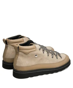 Glacier Boot Suede heren sneakers beige