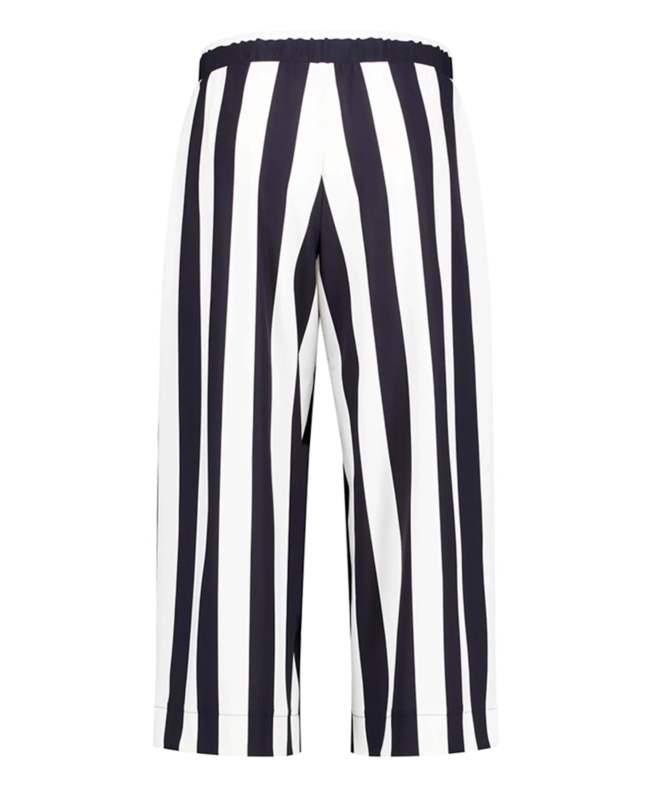 Grace stripe culotte dames broek zwart