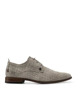 Greg braid heren veterschoenen beige