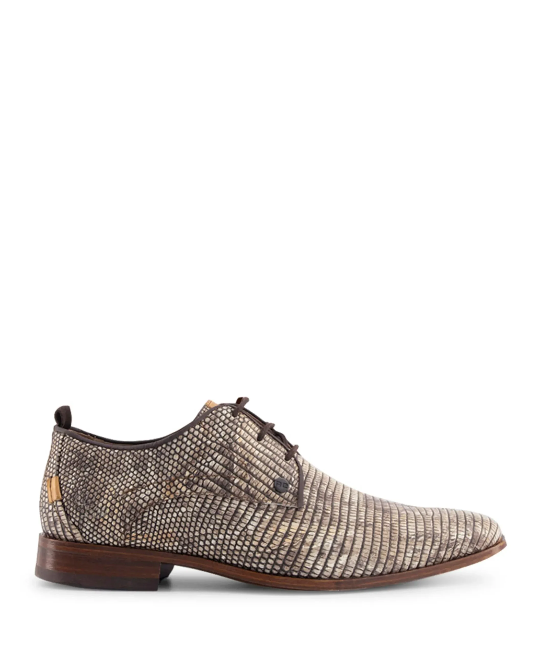 Greg Marble heren veterschoenen beige