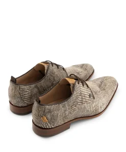 Greg Marble heren veterschoenen beige