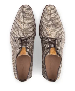 Greg Marble heren veterschoenen beige