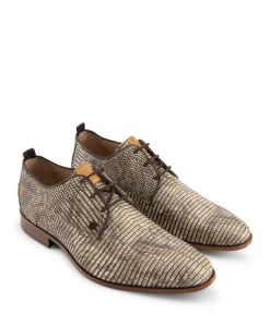 Greg Marble heren veterschoenen beige