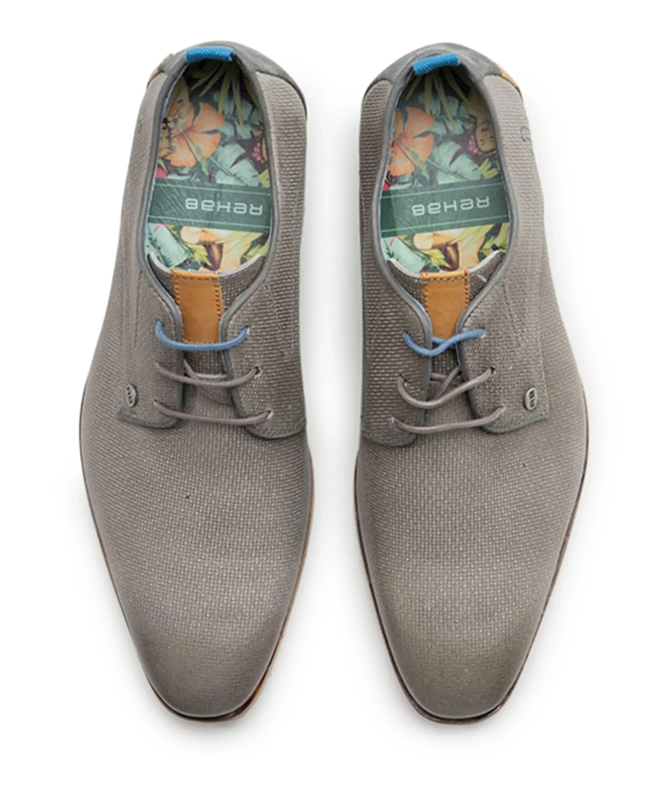 GREG WALL 02 heren veterschoenen grijs