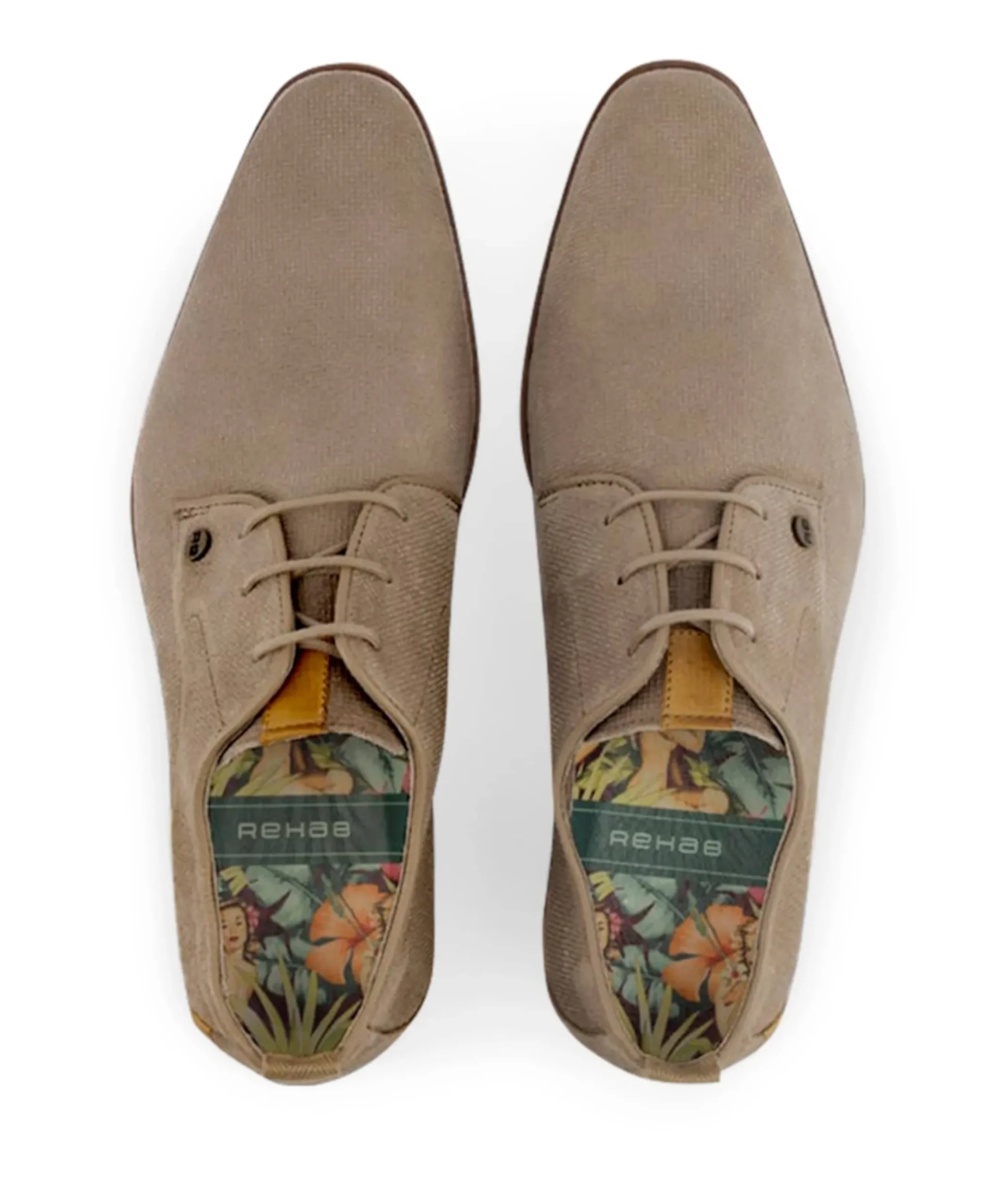 GREG WALL SUE heren veterschoenen beige