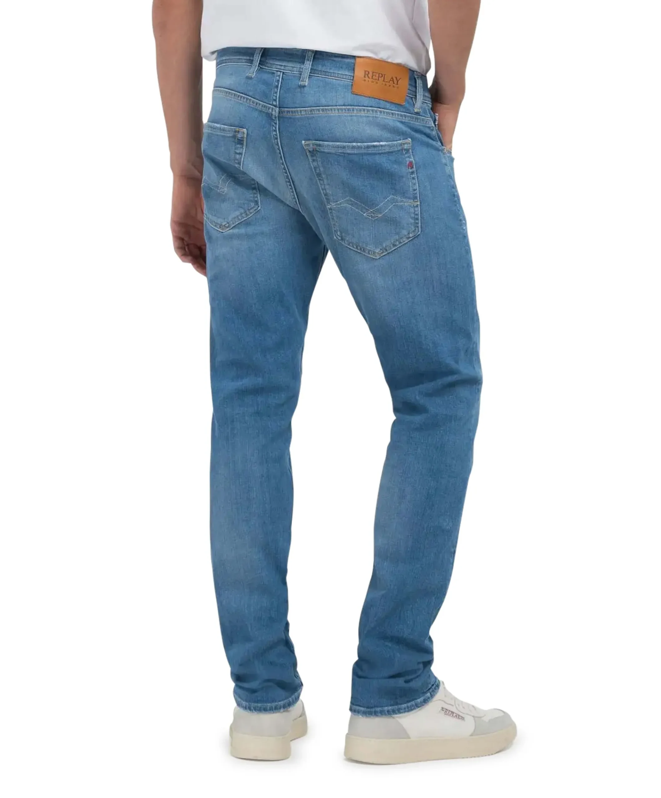 Grover heren jeans blauw