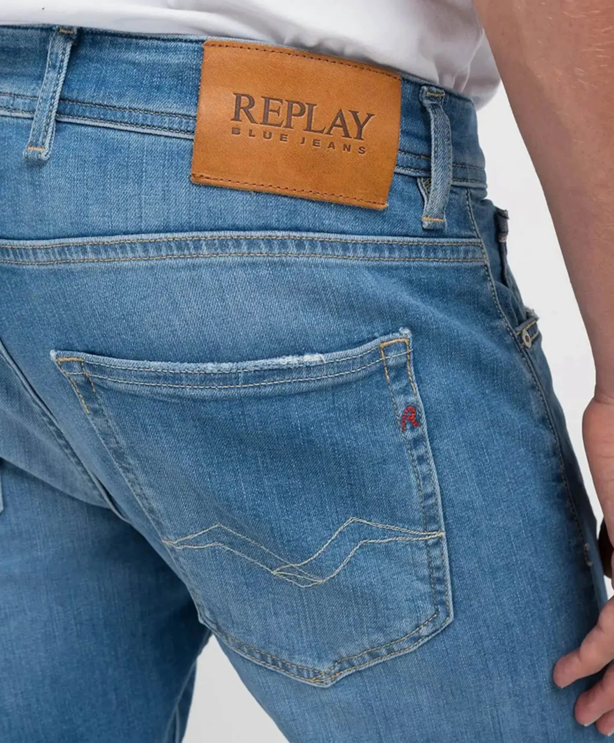 Grover heren jeans blauw