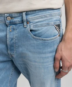 Grover pant heren jeans blauw