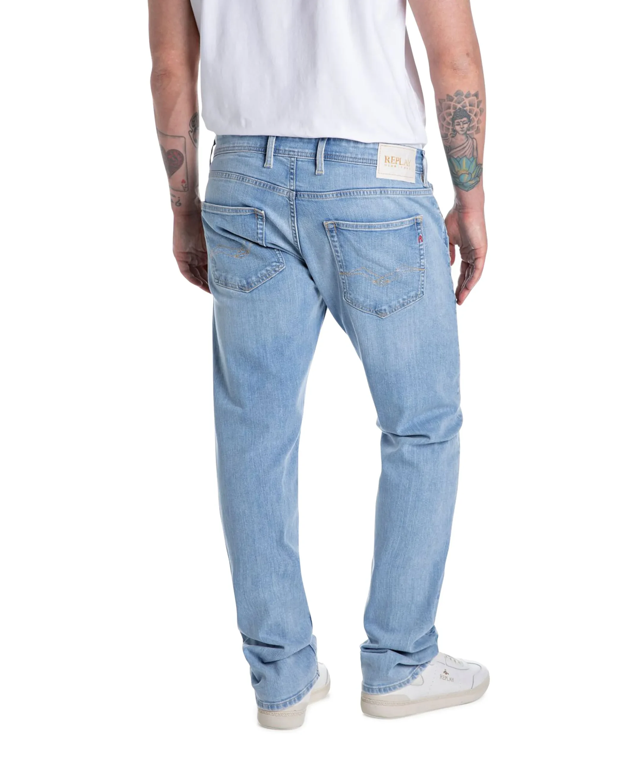 Grover pant heren jeans blauw