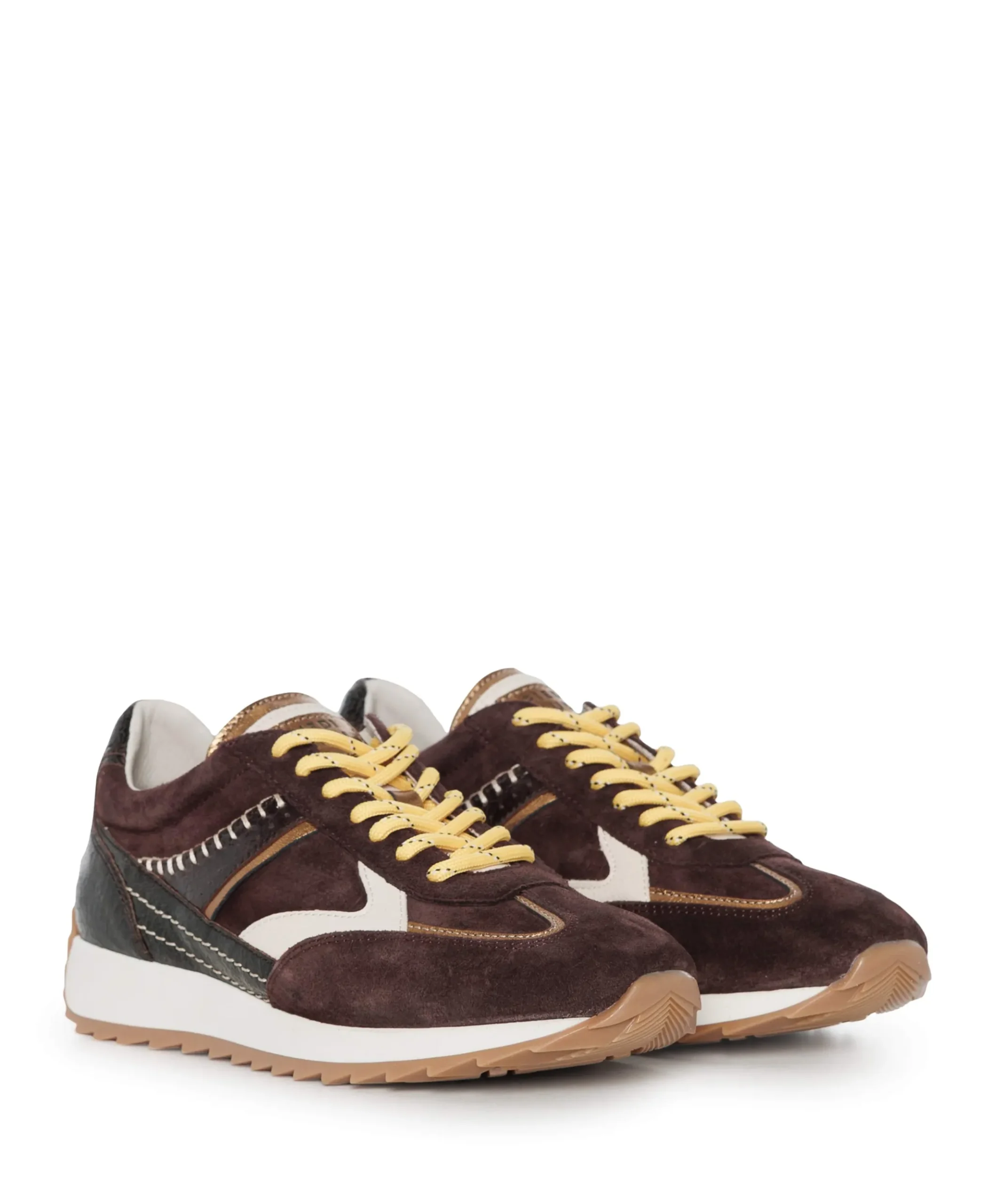Harlem dames sneakers bruin