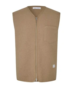 Heren bodywarmer beige