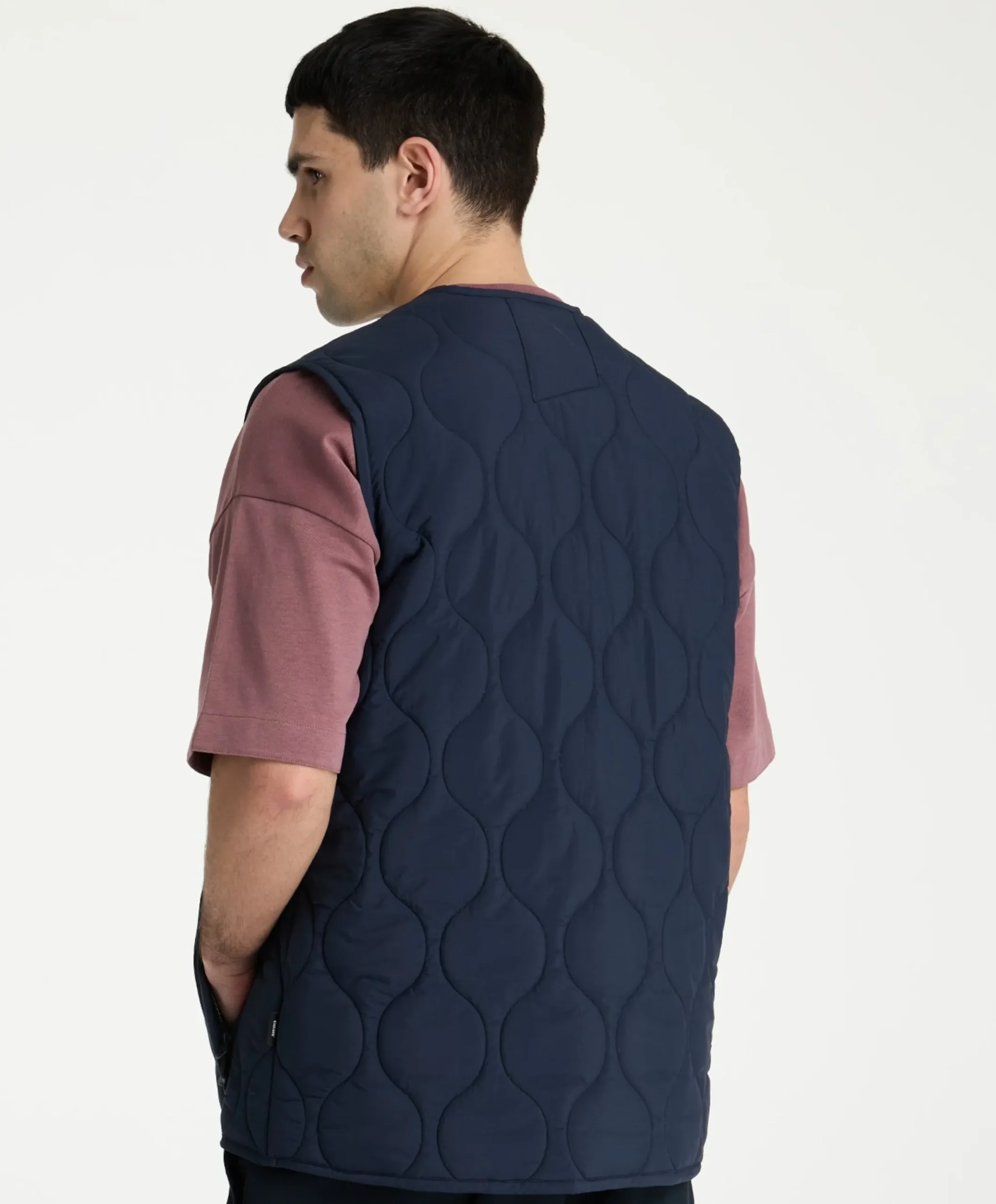 Heren bodywarmer blauw
