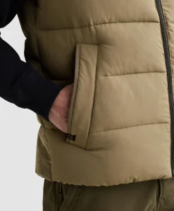 Heren bodywarmer groen