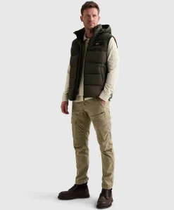 Heren bodywarmer groen