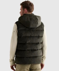 Heren bodywarmer groen